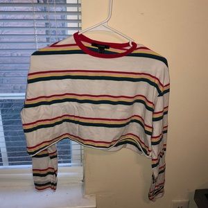 Cropped Long Sleeve Top